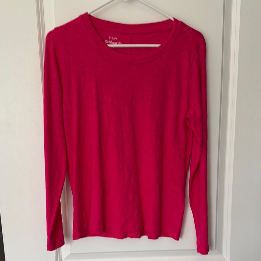 J. Crew Long Sleeve Girlfriend Tee  size: small